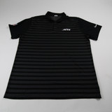 New York Jets Nike NFL On Field Polo Men's Black/Striped Used-TOPS-144758