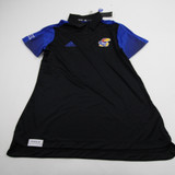 Kansas Jayhawks adidas Primeblue Polo Women's Black New with Tags L TOPS-144250