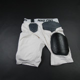 Nike Pro Padded Compression Shorts Men's White/Black Used L-SHOR-031518