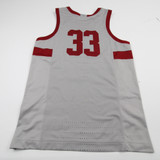 Stanford Cardinal Nike Elite Game Jersey - Basketball Men's Gray Used 44-JRSY-008529