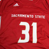 Sacramento State Hornets adidas Climacool Practice Jersey - Volleyball Women's Red/White XL-JRSY-008551