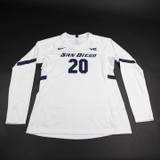 San Diego Toreros Nike Practice Jersey - Volleyball Women's White Used L JRSY-008554