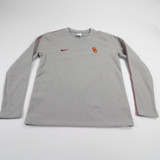 USC Trojans Nike Long Sleeve Shirt Women's Gray Used M-TOPS-145539