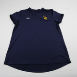 California Golden Bears Under Armour Polo Women's Navy Used L TOPS-145579