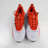 Miami Hurricanes adidas Alphaboost Running & Jogging Shoes Men's New Orange/White-SHOE-018369