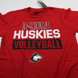 NIU Huskies adidas Short Sleeve Shirt Men's Red New with Tags S TOPS-145696