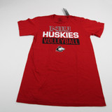 NIU Huskies adidas Short Sleeve Shirt Men's Red New with Tags S TOPS-145696