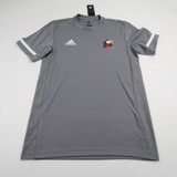 NIU Huskies adidas Short Sleeve Shirt Men's Gray New S-TOPS-145691
