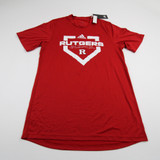 Rutgers Scarlet Knights adidas Aeroready Short Sleeve Shirt Multiple Sizes TOPS-145607