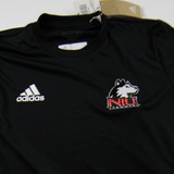 NIU Huskies adidas Short Sleeve Shirt Men's Black New S-TOPS-145802