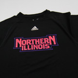 NIU Huskies adidas Short Sleeve Shirt Men's Black New without Tags S TOPS-145810