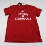 Rutgers Scarlet Knights adidas Short Sleeve Shirt Women's Red New with Tags S TOPS-145826