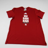 Rutgers Scarlet Knights adidas Short Sleeve Shirt Women's Red Used M-TOPS-145965