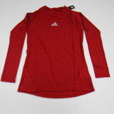 adidas Techfit Compression Top Men's Red New with Tags-TOPS-145864