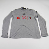 Rutgers Scarlet Knights adidas Aeroready Long Sleeve Shirt Multiple Sizes TOPS-145868