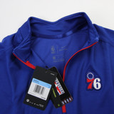 Philadelphia 76ers Nike Dri-Fit Pullover Women's Blue New S-TOPS-146339