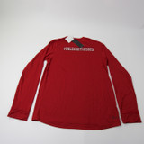 NIU Huskies adidas Long Sleeve Shirt Men's Red New S-TOPS-146183