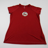 NIU Huskies adidas Short Sleeve Shirt Women's Red New with Tags S TOPS-146311