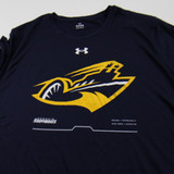 Memphis Showboats Under Armour Long Sleeve Shirt Men's Navy Used XL-TOPS-146263