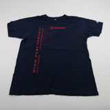 adidas Short Sleeve Shirt Men's Navy Used L-TOPS-146470