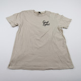 Gildan Short Sleeve Shirt Men's Tan Used M TOPS-146433