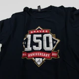 Atlanta Braves District Short Sleeve Shirt Men's Navy Used L TOPS-146426