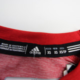Nebraska Cornhuskers adidas Climalite Short Sleeve Shirt Men's Red New XS-TOPS-146603
