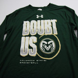 CSU Rams Under Armour Long Sleeve Shirt Men's Dark Green Used Multiple Sizes TOPS-146572