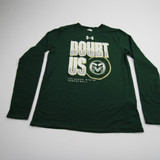 CSU Rams Under Armour Long Sleeve Shirt Men's Dark Green Used Multiple Sizes TOPS-146572