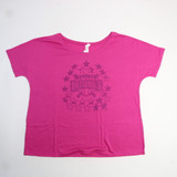 Potomac Nationals Bella Short Sleeve Shirt Women's Pink New with Tags XL TOPS-146715