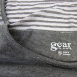 Potomac Nationals Gear for Sports Short Sleeve Shirt Women's Used Gray/Striped XL-TOPS-146721