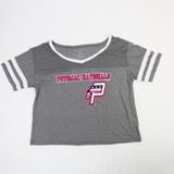 Potomac Nationals Blue 84 Short Sleeve Shirt Women's Charcoal New with Tags M TOPS-146728