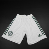 Atlanta United FC adidas Game Shorts Men's White/Green Used S-SHOR-031933
