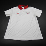 NIU Huskies adidas Polo Women's White/Red Used XL-TOPS-146335