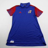 Kansas Jayhawks adidas Primeblue Polo Women's Blue Used M TOPS-146845