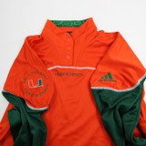 Miami Hurricanes adidas Aeroready Pullover Women's Orange New without Tags MT TOPS-146879