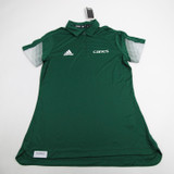 Miami Hurricanes adidas Primeblue Polo Women's Dark Green New-TOPS-146885