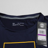 California Golden Bears Under Armour HeatGear Short Sleeve Shirt Women's New Navy-TOPS-147150