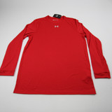 Under Armour HeatGear Long Sleeve Shirt Men's Red New with Tags Multiple Sizes TOPS-146758