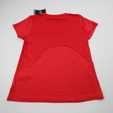 Utah Utes Under Armour Short Sleeve Shirt Women's Red New L-TOPS-146771