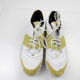 adidas Basketball Shoe Men's White/Gold Used 17-SHOE-018481