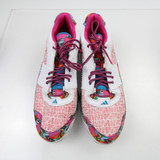 adidas Basketball Shoe Men's White/Multicolor Used 17-SHOE-018489