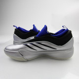 adidas Dame Basketball Shoe Men's Silver/Blue Used 17-SHOE-018497