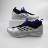 adidas Dame Basketball Shoe Men's Silver Used 17 SHOE-018497