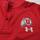 Utah Utes Under Armour Pullover Men's Red New with Tags Multiple Sizes TOPS-146934