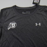 Utah Utes Under Armour HeatGear Short Sleeve Shirt Women's Gray New-TOPS-146925