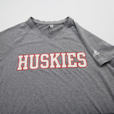 NIU Huskies adidas Short Sleeve Shirt Women's Gray Used Multiple Sizes TOPS-147272