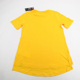 California Golden Bears Under Armour HeatGear Short Sleeve Shirt Women's New Yellow XS-TOPS-147356
