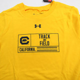 California Golden Bears Under Armour HeatGear Short Sleeve Shirt Women's New Yellow XS-TOPS-147356