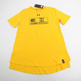 California Golden Bears Under Armour HeatGear Short Sleeve Shirt Women's New Yellow XS-TOPS-147358
